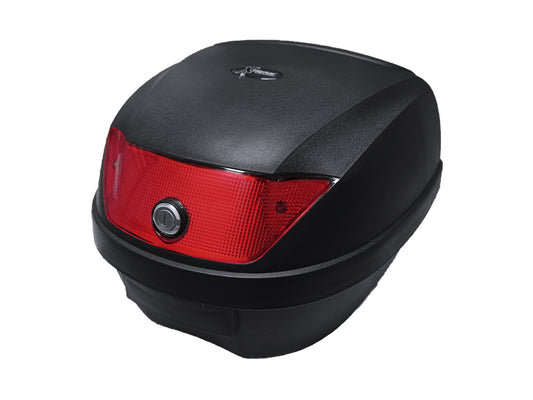 Maletero/caja Porta Equipaje De Moto 28 Litros con Reflejante