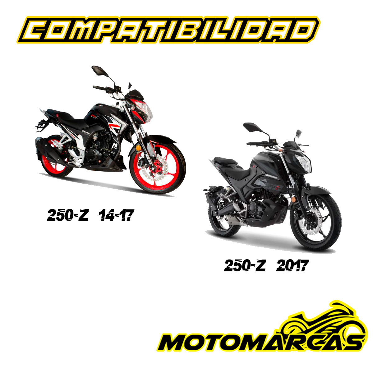 HORQUILLA TRASERA PARA MOTOCICLETA 250 -Z AÑOS 14-17 COMPATIBILIDAD 250 -Z AÑO 17