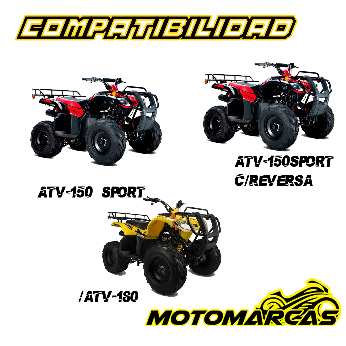 HORQUILLA SUPERIOR DELANTERA PARA MOTOCICLETA COMPATIBILIDAD ATV-150 SPORT ATV 150