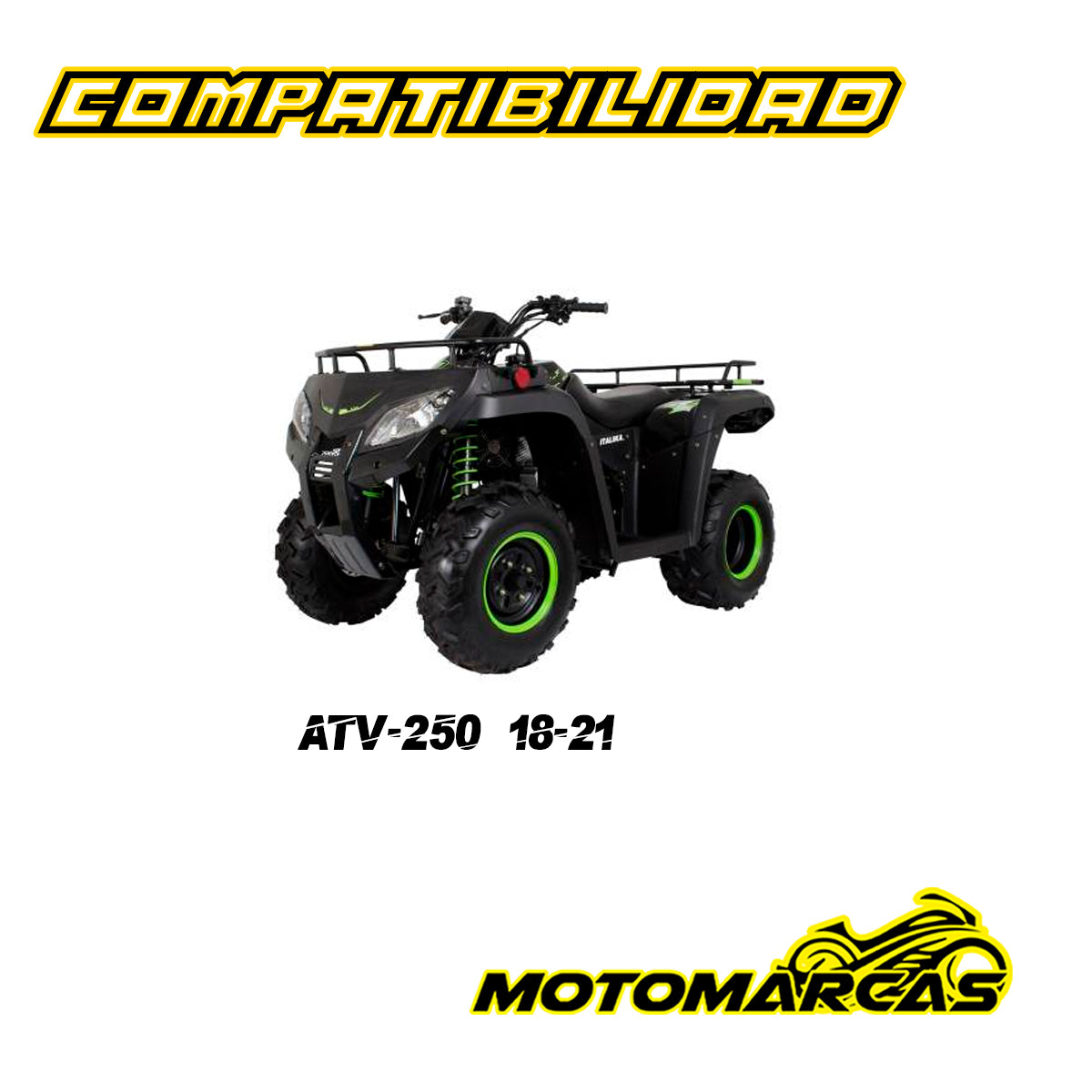 RIN TRASERO PARA MOTOCICLETA COMPATIBILIDAD ATV 250 AÑOS 18-21
