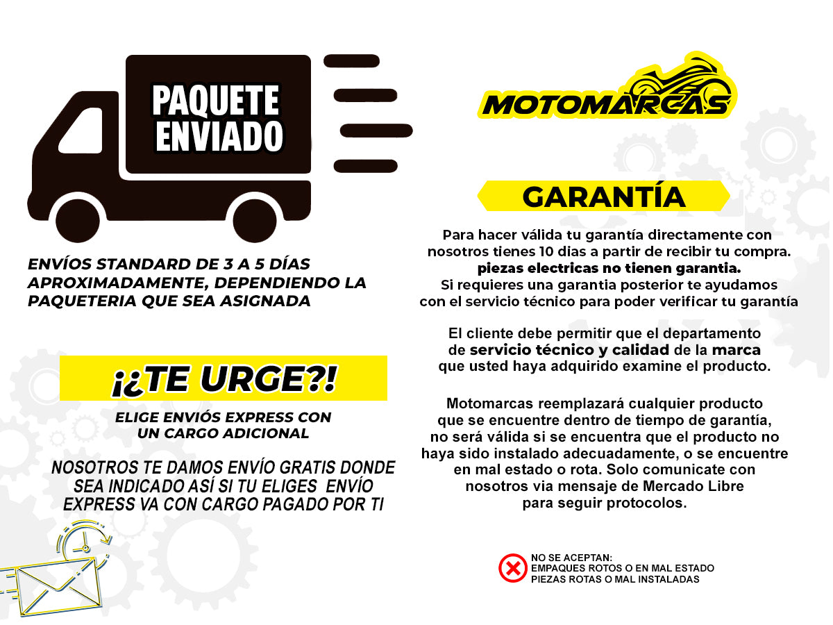RIN DE ALUMINIO POSICION TRASERA PARA MOTOCICLETA COMPATIBILIDAD DT 125
